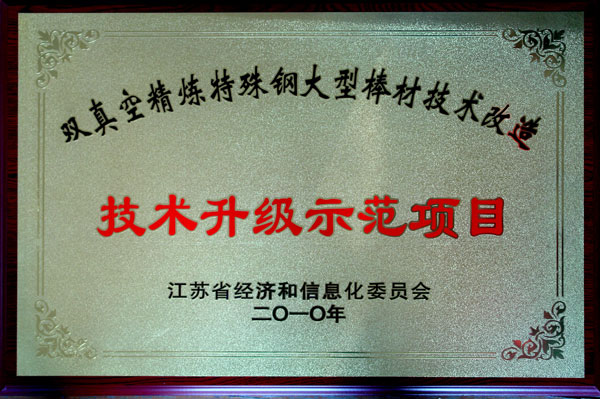 雙真空精煉特殊鋼大型棒材技術(shù)改造 技術(shù)升級示范項(xiàng)目