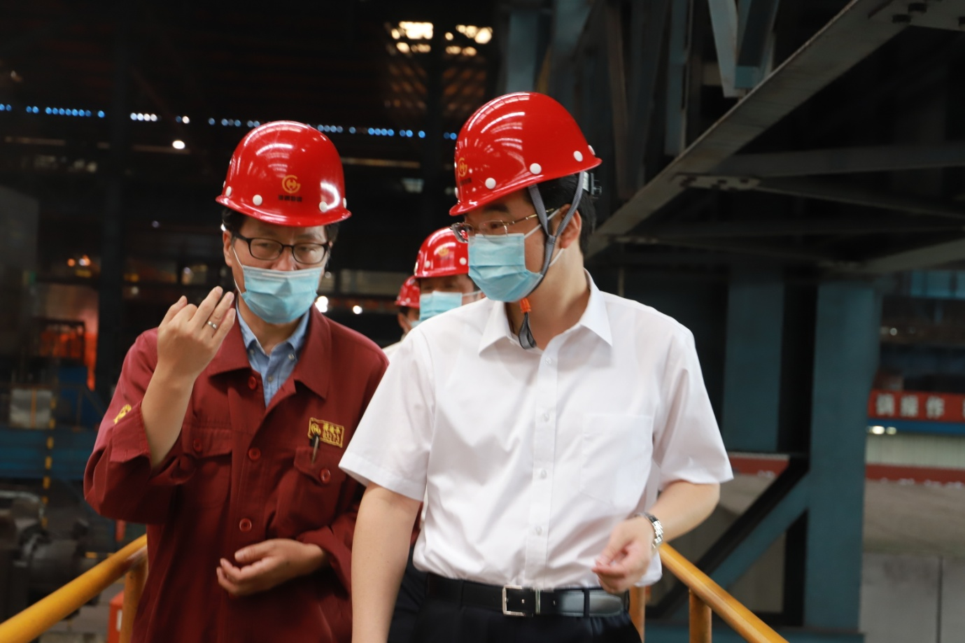 淮安市委副書記、代市長史志軍來淮鋼調(diào)研