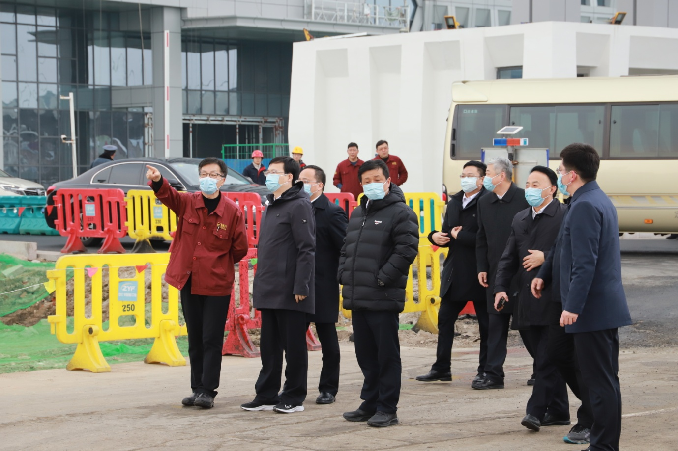 市委書記陳之常一行來淮鋼調(diào)研