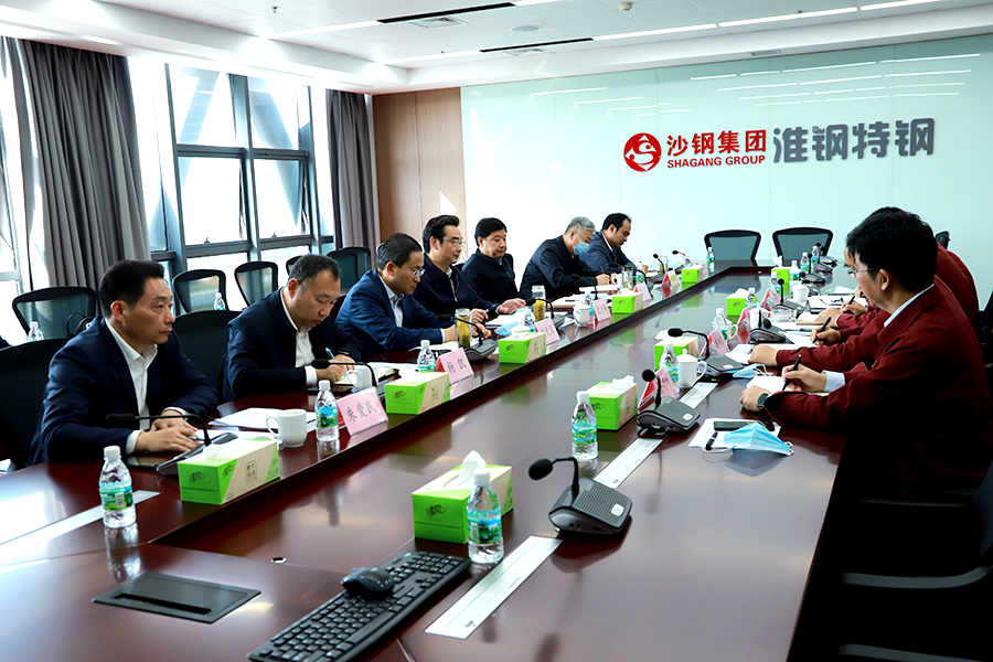 市長史志軍來淮鋼調(diào)研指導(dǎo)工作
